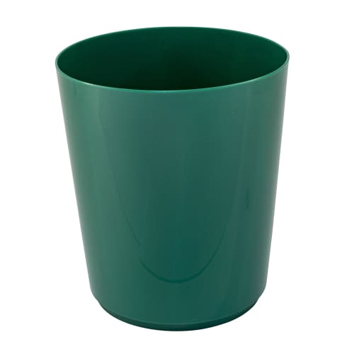 Essential Wastebasket, 14 Quart Round, Forest Green